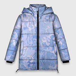 Женская зимняя куртка Винтажный растительный летний орнамент