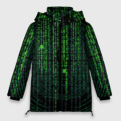 Куртка зимняя женская Бинарная матрица, цвет: 3D-черный