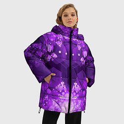 Куртка зимняя женская Crystal Galaxy, цвет: 3D-красный — фото 2