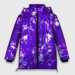 Куртка зимняя женская Psychedelic abstract, цвет: 3D-черный