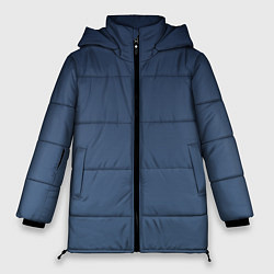 Куртка зимняя женская Gradient Dark Blue, цвет: 3D-черный