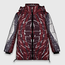 Женская зимняя куртка Абстрактная мозаика abstract mosaic