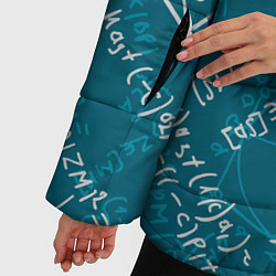 Куртка зимняя женская Geometry theme, цвет: 3D-черный — фото 2