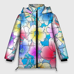 Женская зимняя куртка Летний цветочный паттерн Fashion trend 2025