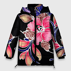 Женская зимняя куртка Сон в летнюю ночь Beautiful flower