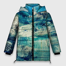 Куртка зимняя женская Прибрежная синева, цвет: 3D-черный