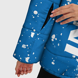 Куртка зимняя женская Inter соты, цвет: 3D-светло-серый — фото 2