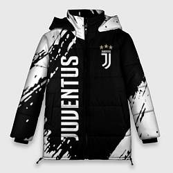 Куртка зимняя женская Fc juventus фс ювентус, цвет: 3D-светло-серый