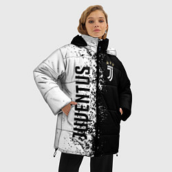 Куртка зимняя женская Juventus ювентус 2019, цвет: 3D-красный — фото 2