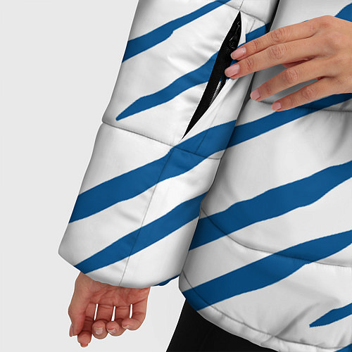 Женская зимняя куртка Псж psg / 3D-Светло-серый – фото 5