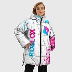 Куртка зимняя женская Roblox Neon Gradient FS, цвет: 3D-черный — фото 2