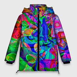 Куртка зимняя женская REFRACTION OF COLORS, цвет: 3D-красный