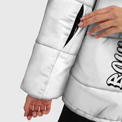 Куртка зимняя женская Рэпер Boulevard Depo в стиле граффити, цвет: 3D-черный — фото 2