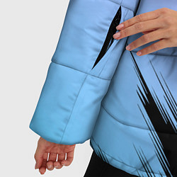 Куртка зимняя женская Хвост феи - neon, цвет: 3D-черный — фото 2