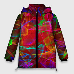 Куртка зимняя женская Colored smoke, цвет: 3D-красный