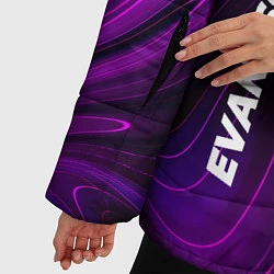 Куртка зимняя женская Evanescence violet plasma, цвет: 3D-черный — фото 2