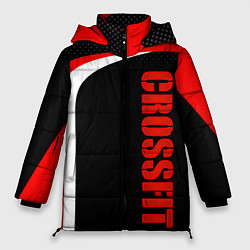 Женская зимняя куртка CrossFit - Красный спортивный
