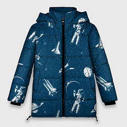 Женская зимняя куртка Текстура Космос