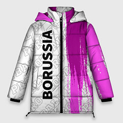 Куртка зимняя женская Borussia pro football: по-вертикали, цвет: 3D-черный