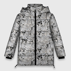 Женская зимняя куртка Светло серый абстрактный