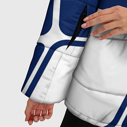 Куртка зимняя женская ФК Тоттенхэм абстракция, цвет: 3D-красный — фото 2