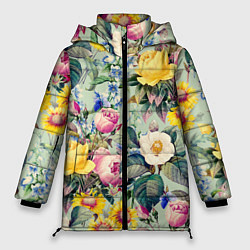 Женская зимняя куртка Солнечные Цветы