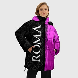 Куртка зимняя женская Roma pro football: по-вертикали, цвет: 3D-черный — фото 2