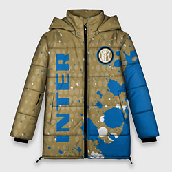 Куртка зимняя женская Inter Краска, цвет: 3D-светло-серый