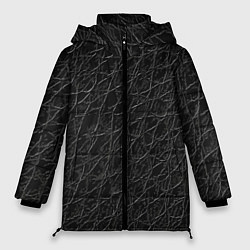 Женская зимняя куртка Имитация кожи - паттерн
