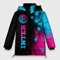 Куртка зимняя женская Inter - neon gradient: по-вертикали, цвет: 3D-черный