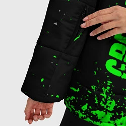 Куртка зимняя женская Green day - hits, цвет: 3D-черный — фото 2