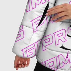 Куртка зимняя женская Lineage 2 pro gaming: по-вертикали, цвет: 3D-черный — фото 2