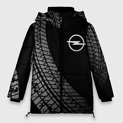 Куртка зимняя женская Opel tire tracks, цвет: 3D-черный