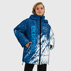Куртка зимняя женская Mazda - краска, цвет: 3D-светло-серый — фото 2