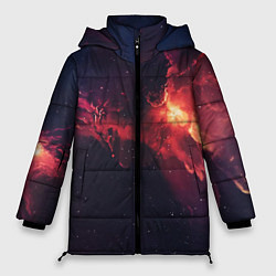 Женская зимняя куртка Космическое пламя