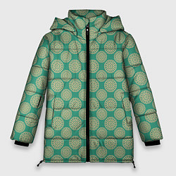 Женская зимняя куртка Точечные классические узоры