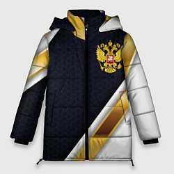 Женская зимняя куртка Gold and white Russia