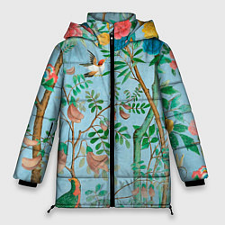 Женская зимняя куртка Райский сад в стиле gucci