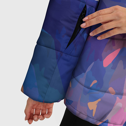 Женская зимняя куртка Splash of colors / 3D-Светло-серый – фото 5