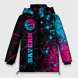 Женская зимняя куртка Bayern - neon gradient: по-вертикали