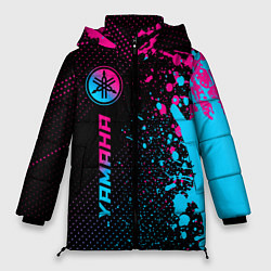 Куртка зимняя женская Yamaha - neon gradient: по-вертикали, цвет: 3D-черный
