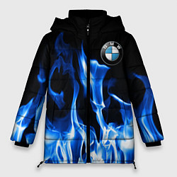 Куртка зимняя женская BMW fire, цвет: 3D-светло-серый