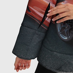 Куртка зимняя женская Chevrolet Corvette - Motorsport - Desert, цвет: 3D-светло-серый — фото 2