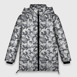 Женская зимняя куртка Камуфляж М-21 серый