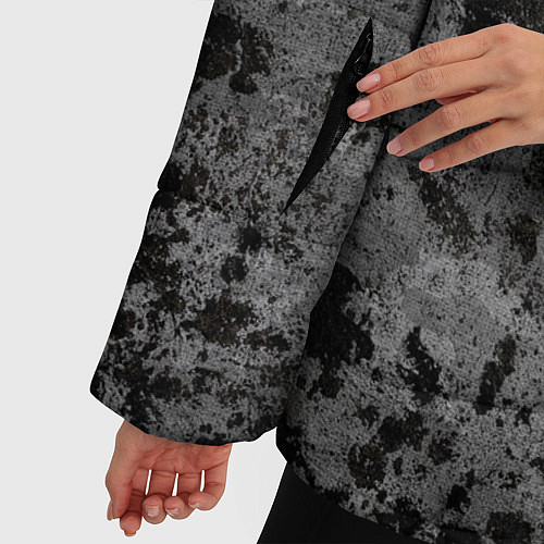 Женская зимняя куртка Камуфляж Metro / 3D-Светло-серый – фото 5