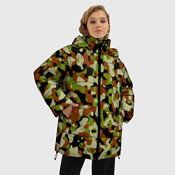 Куртка зимняя женская Камуфляж British, цвет: 3D-светло-серый — фото 2