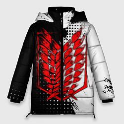Женская зимняя куртка АТ - Разведкорпус - Красный