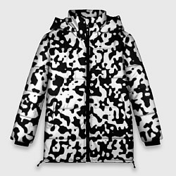 Женская зимняя куртка Камуфляж Cowskin мелкий