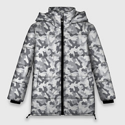 Куртка зимняя женская Камуфляж зимний мелкий, цвет: 3D-светло-серый