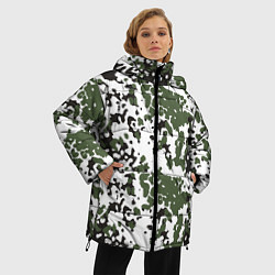 Куртка зимняя женская Камуфляж M-84 Snow, цвет: 3D-светло-серый — фото 2